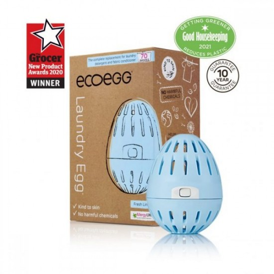 ЯЙЦЕ ЗА ПРАНЕ ECOEGG ЗА 70 ПРАНЕТА + ПОДАРЪК ДЕТОКС ТАБЛЕТКА